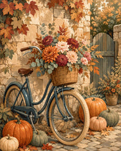 Charger l'image dans la galerie, Diamond Painting - Diamond Painting - Vélo Fleuri et Citrouilles