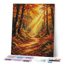 Charger l'image dans la galerie, Diamond Painting - Sentier Forestier et rayons de Soleil