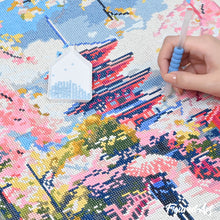 Charger l'image dans la galerie, Broderie Diamant - Léopard Coloré Abstrait 40x50cm toile tendue sur châssis