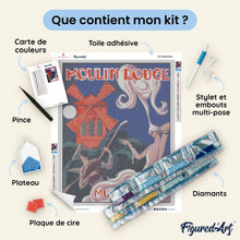Charger l'image dans la galerie, Broderie Diamant - Affiche Moulin Rouge - Music Hall