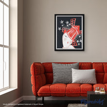 Charger l'image dans la galerie, Broderie Diamant - Affiche Moulin Rouge - Paris aux Etoiles 40x50cm toile tendue sur châssis