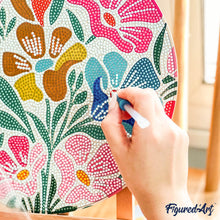 Charger l'image dans la galerie, Broderie Diamant sur Disque en Bois - Le baiser - Klimt