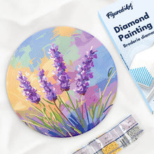 Charger l'image dans la galerie, Diamond Painting sur Disque en Bois - Lavande