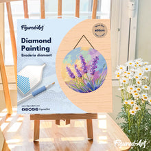 Charger l'image dans la galerie, Diamond Painting sur Disque en Bois - Lavande