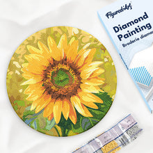 Charger l'image dans la galerie, Diamond Painting sur Disque en Bois - Tournesol