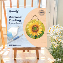 Charger l'image dans la galerie, Diamond Painting sur Disque en Bois - Tournesol