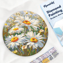 Charger l'image dans la galerie, Diamond Painting sur Disque en Bois - Marguerites