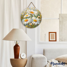Charger l'image dans la galerie, Diamond Painting sur Disque en Bois - Marguerites