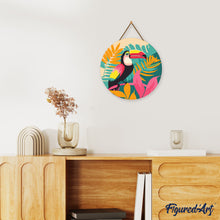 Charger l'image dans la galerie, Diamond Painting sur Disque en Bois - Toucan Tropical