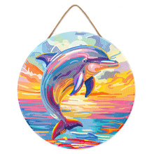 Charger l'image dans la galerie, Diamond Painting sur Disque en Bois - Dauphin