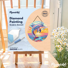 Charger l'image dans la galerie, Diamond Painting sur Disque en Bois - Dauphin