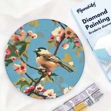Charger l'image dans la galerie, Diamond Painting sur Disque en Bois - Oiseau sur une branche