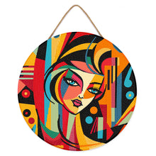 Charger l'image dans la galerie, Diamond Painting sur Disque en Bois - Femme abstraite style Picasso