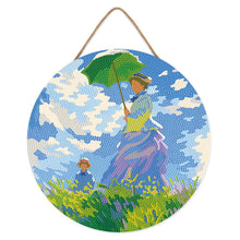Charger l'image dans la galerie, Broderie Diamant sur Disque en Bois - La Promenade - Monet