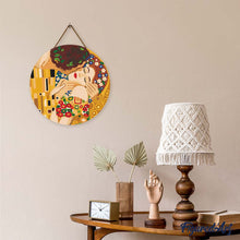 Charger l'image dans la galerie, Broderie Diamant sur Disque en Bois - Le baiser - Klimt