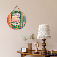 Charger l'image dans la galerie, Broderie Diamant sur Disque en Bois - La Fenêtre ouverte - Matisse