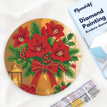 Charger l'image dans la galerie, Broderie Diamant sur Disque en Bois - Étoiles de Noël