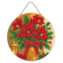 Charger l'image dans la galerie, Broderie Diamant sur Disque en Bois - Étoiles de Noël