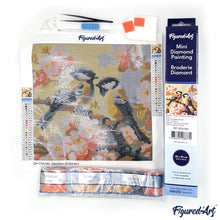 Charger l&#39;image dans la galerie, Mini Diamond Painting 25x25cm - Pagode et Mont Fuji