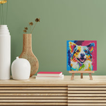 Charger l'image dans la galerie, Mini Diamond Painting 25x25cm - Chien Abstrait Pop Art