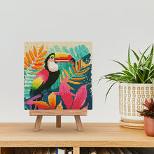 Charger l'image dans la galerie, Mini Diamond Painting 25x25cm - Toucan Tropical
