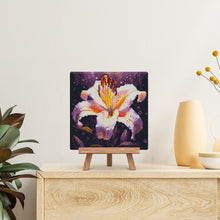 Charger l'image dans la galerie, Mini Diamond Painting 25x25cm - Épanouissement de Lys