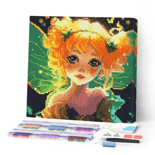 Charger l'image dans la galerie, Mini Diamond Painting 25x25cm - Broderie Diamant Jolie Petite Fée
