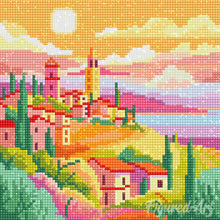 Charger l'image dans la galerie, Mini Diamond Painting 25x25cm - Printemps en Toscane
