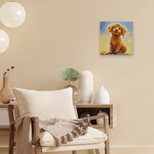 Charger l'image dans la galerie, Mini Diamond Painting 25x25cm - Adorable Chiot Golden Retriever