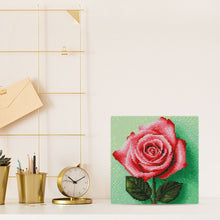 Charger l'image dans la galerie, Mini Diamond Painting 25x25cm - Superbe Rose