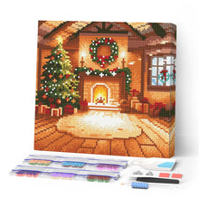 Charger l'image dans la galerie, Mini Diamond Painting 25x25cm - Broderie Diamant Intérieur de Noël Douillet