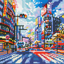Charger l&#39;image dans la galerie, Mini Diamond Painting 25x25cm - Shibuya Pop Art
