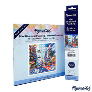 Mini Diamond Painting 25x25cm - Shibuya Pop Art