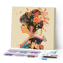 Charger l'image dans la galerie, Mini Diamond Painting 25x25cm - Broderie Diamant L’Amour à la Japonaise
