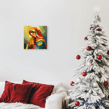 Charger l&#39;image dans la galerie, Mini Diamond Painting 25x25cm - Marie en Prière