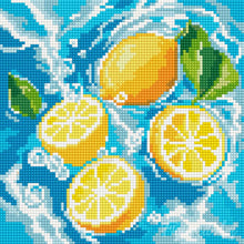 Charger l'image dans la galerie, Mini Diamond Painting 25x25cm - Brise de Citrus