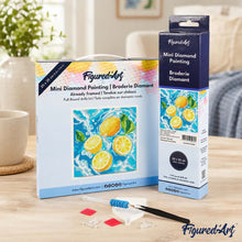 Charger l'image dans la galerie, Mini Diamond Painting 25x25cm - Brise de Citrus