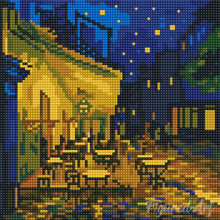 Charger l'image dans la galerie, Mini Diamond Painting 25x25cm - Van Gogh - Café