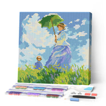 Charger l'image dans la galerie, Mini Diamond Painting 25x25cm Figured'Art - La Promenade - Monet