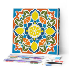 Charger l'image dans la galerie, Mini Diamond Painting 25x25cm Figured'Art - Mandala agrumes