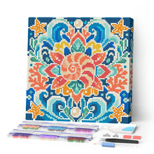 Charger l'image dans la galerie, Mini Diamond Painting 25x25cm Figured'Art - Mandala coquillage