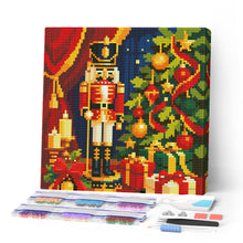 Charger l'image dans la galerie, Mini Diamond Painting 25x25cm Figured'Art - Casse-Noisette de Noël