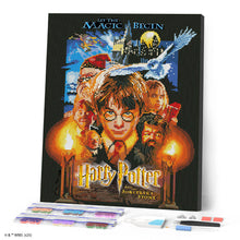 Charger l'image dans la galerie, Diamond Painting - Broderie Diamant - Harry Potter à l'École des Sorciers Affiche 40x50cm toile tendue sur châssis
