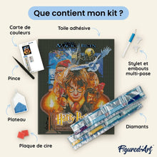 Charger l'image dans la galerie, Broderie Diamant - Harry Potter à l'École des Sorciers Affiche 40x50cm toile tendue sur châssis