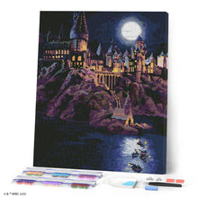 Charger l'image dans la galerie, Diamond Painting - Broderie Diamant - Château de Poudlard la Nuit - Harry Potter 40x50cm toile tendue sur châssis