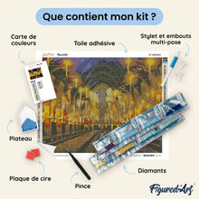 Charger l'image dans la galerie, Broderie Diamant - Harry Potter - Grande Salle