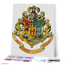 Charger l'image dans la galerie, Diamond Painting - Broderie Diamant - Blason de Poudlard - Harry Potter 40x50cm toile tendue sur châssis