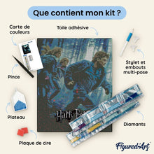 Charger l'image dans la galerie, Broderie Diamant - Harry Potter et les Reliques de la Mort - Partie 1 Affiche 40x50cm toile tendue sur châssis