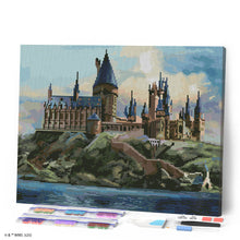 Charger l'image dans la galerie, Diamond Painting - Broderie Diamant - Château de Poudlard - Harry Potter 40x50cm toile tendue sur châssis