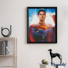 Charger l'image dans la galerie, Broderie Diamant - Superman 2025 Affiche 40x50cm toile tendue sur châssis